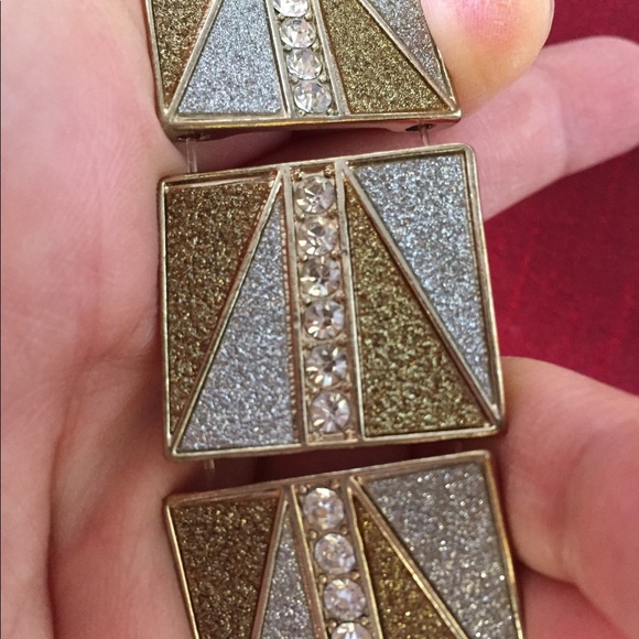 Octagon Rhinestone Bangle - Picture 5 of 5